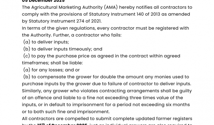 A Fair Deal for Farmers: AMA Puts Contract Defaulters on Notice, Calls for Partnership and Accountability
